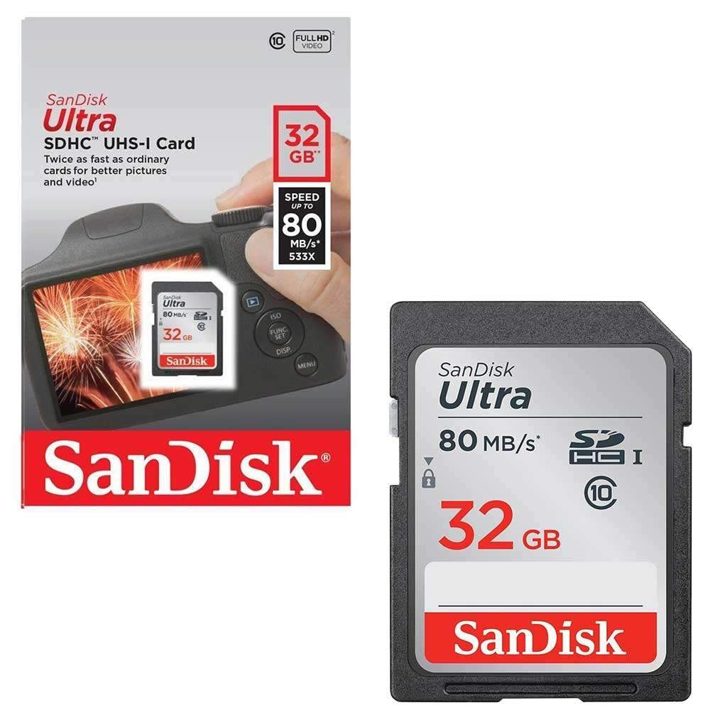 Карта памяти Sandisk Ultra 32GB - фото 1 - id-p71329276