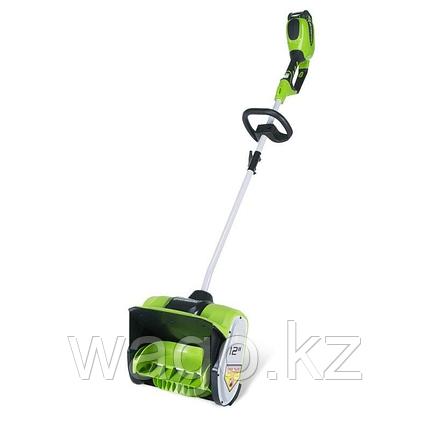 Снегоуборщик аккумуляторный Greenworks, GD40SSK2, 40V, 30 см, (1хАКБ 2 А.ч и ЗУ) 2600807UA, фото 2