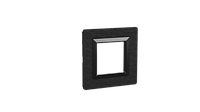 Рамка из алюминия, "Avanti", черная, 2 модуля
