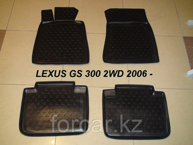 Коврики в салон LEXUS GS300 2008->, 4 шт. (бежевые) - фото 2 - id-p203271