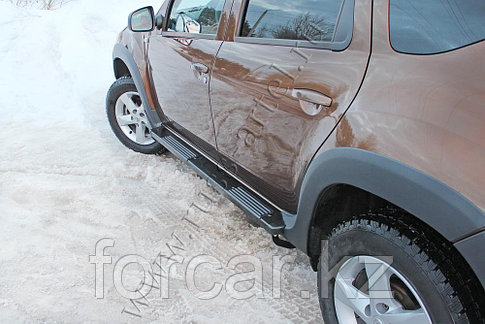Пороги металлические. Вариант 1 Renault Duster 2010-, фото 2