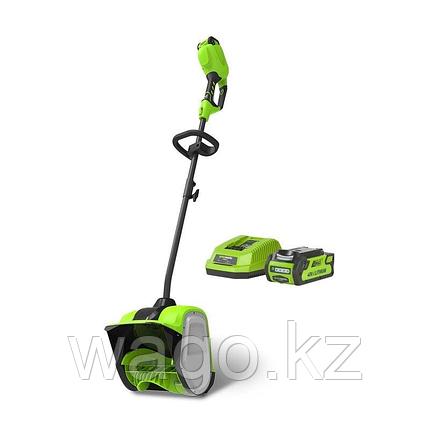 Снегоуборщик аккумуляторный Greenworks GD40SSK6, 40V, ширина 30 см, (1хАКБ 6 А.ч и ЗУ), фото 2