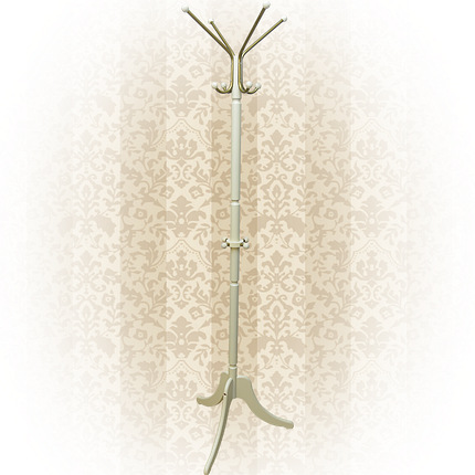 Вешалка напольная для одежды стойкая "ГРАЦИЯ" цвет Слоновая кость, фото 2