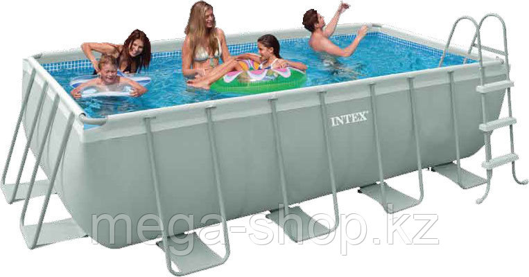 Каркасный бассейн Intex 400x200x100cм полный комплект - фото 2 - id-p6496708