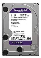 Жесткий диск для видеонаблюдения HDD  2Tb Western Digital Purple SATA 6Gb/s 64Mb 3,5"