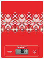 Весы кухонные Scarlett SC-KS57P33-40 (Зимний узор)