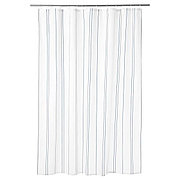 Штора для ванной ОТТШЁН белый/синий 180x200 см ИКЕА IKEA