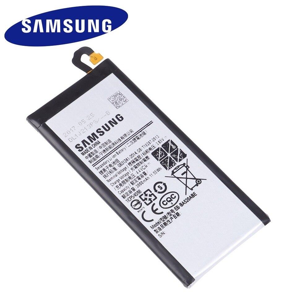 Заводской аккумулятор для Samsung Galaxy A5 A520F 2017 (EB-BA520ABE, 3000mAh)