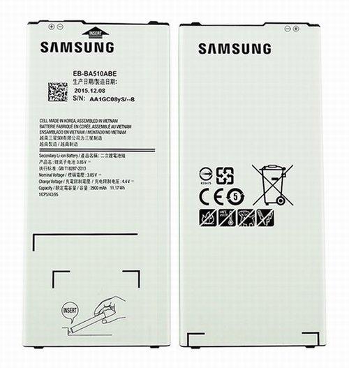 Аккумулятор для Samsung Galaxy A5 SM-A510F 2016 (EB-BA510ABE, 2900mah)