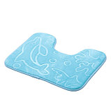 Набор ковриков для ванны и туалета Доляна «Дельфины», 3 шт: 39×43, 40×50, 50×80 см, цвет МИКС, фото 6