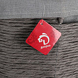 Корзина универсальная плетёная с крышкой Доляна «Классик», 43×43×53 см, цвет серый, фото 3