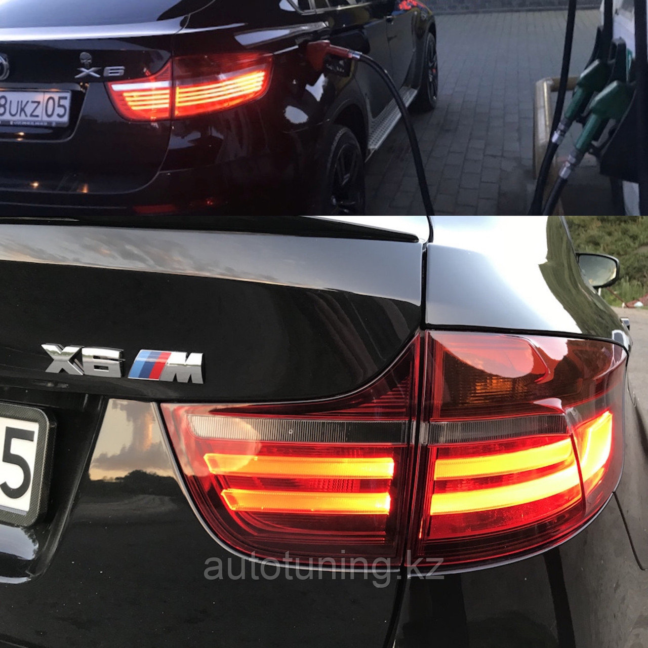 Оригинальные фонари Black Line на BMW X6 E71 - фото 2 - id-p71377031