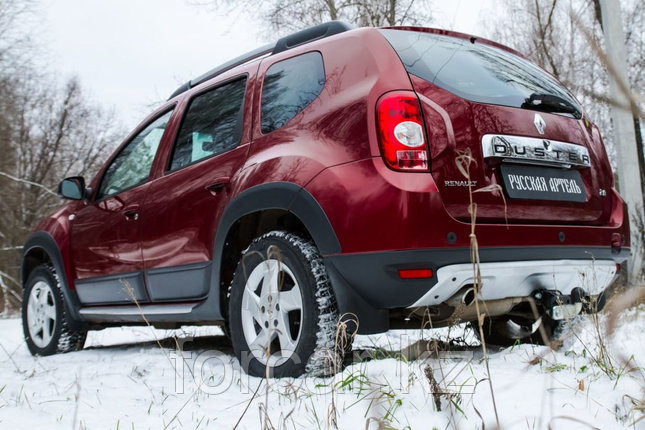 Накладка заднего бампера (аэродинамический обвес) (2 мм.) Renault Duster 2010-, фото 2