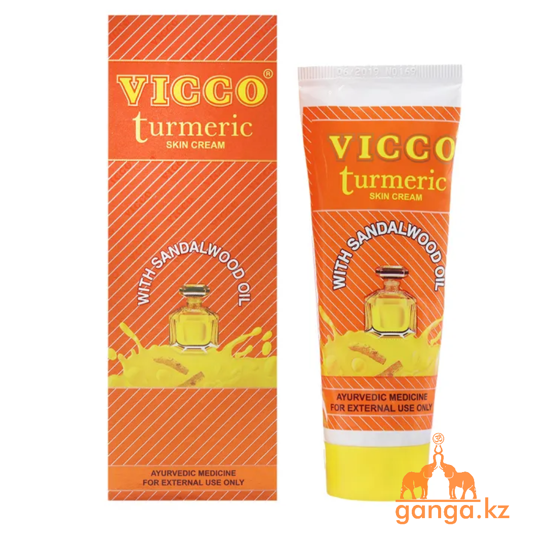 Крем для лица Викко Турмерик (VICCO TURMERIC), 30г.