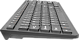 Defender 45530 Проводная клавиатура UltraMate SM-530 USB, RU, черный,мультимедиа, фото 4