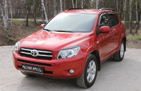Накладки на передние фары (реснички) Toyota Rav4 2006-2010, фото 2