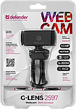 Defender 63197 Веб-камера G-lens 2597 HD 720p, 2 МП, автофокус, автослежение, фото 2