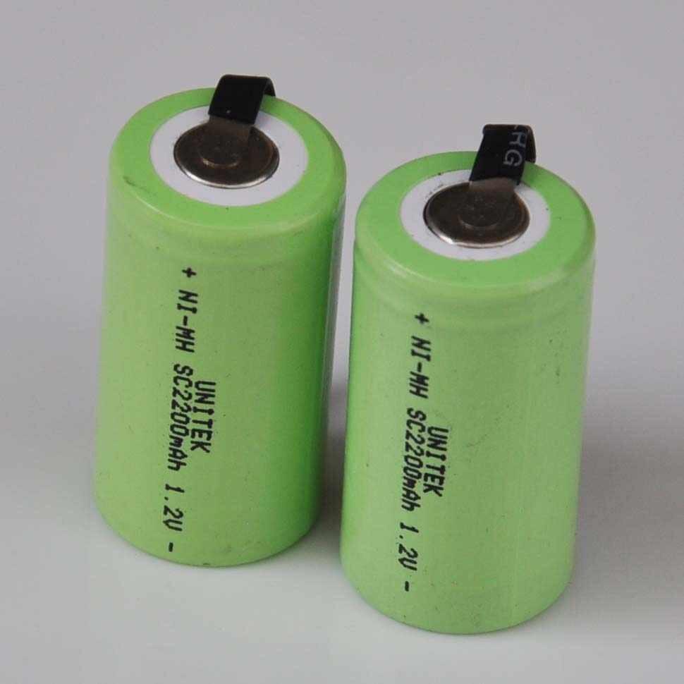 Аккумулятop 1,2v 3000mAh SC Ni-MH для батарей шуруповерта с выводами под пайку - фото 2 - id-p71427486