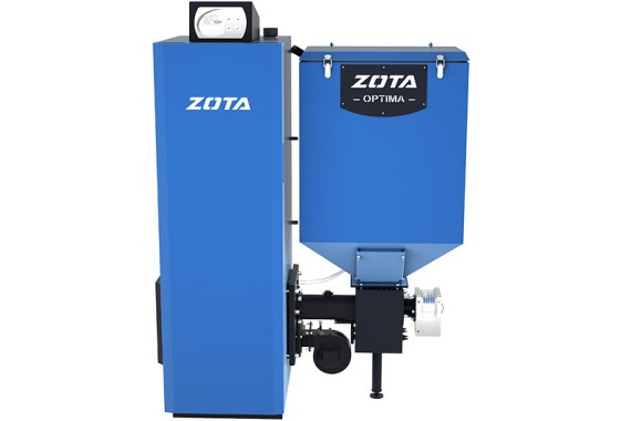 Автоматический твердотопливный котел ZOTA Optima-25 кВт - фото 3 - id-p69267278