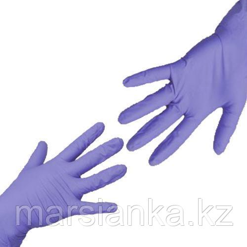 Перчатки UNIX Medical, нитриловые (Фиолетовые), размер S, 100шт.