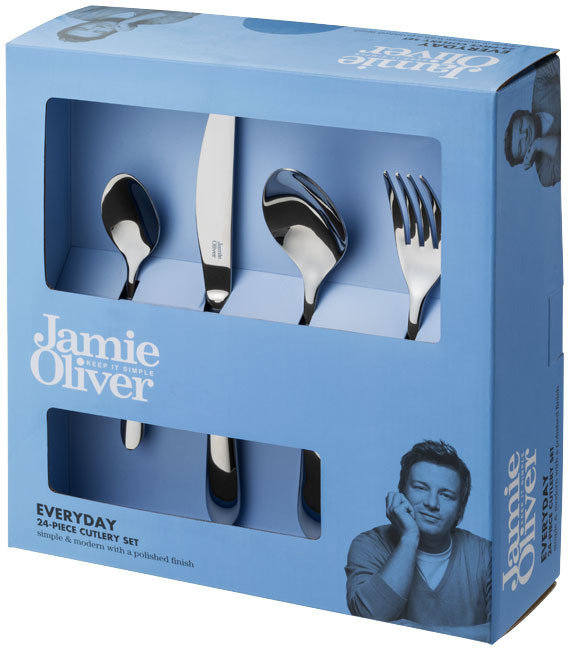 Набор от Jamie Oliver из 24 столовых приборов.