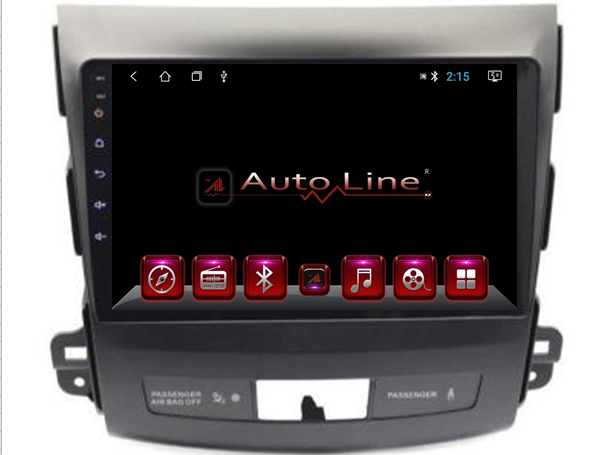 AutoLine ANDROID 8.1.0 MITSUBISHI OUTLANDER 2007-2013  HD ЭКРАН 1024-600 ПРОЦЕССОР 8 ЯДЕР (OCTA CORE)