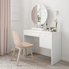 Столик туалетный СЮВДЕ белый 100x48 см ИКЕА, IKEA, фото 2