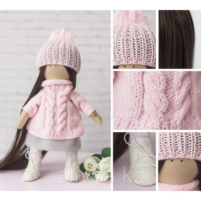 Набор для шитья. Интерьерная кукла «Мика», 30 см - фото 2 - id-p71456598