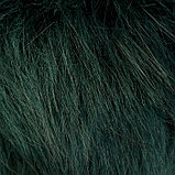 Помпон искусственный мех "Изумрудно-зелёный" d=13 см, фото 2