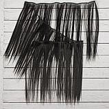 Волосы - тресс для кукол «Прямые» длина волос: 25 см, ширина: 100 см, цвет № 1, фото 2