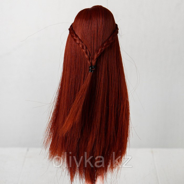 Волосы для кукол «Прямые с косичками» размер маленький, цвет 350 - фото 3 - id-p71458168