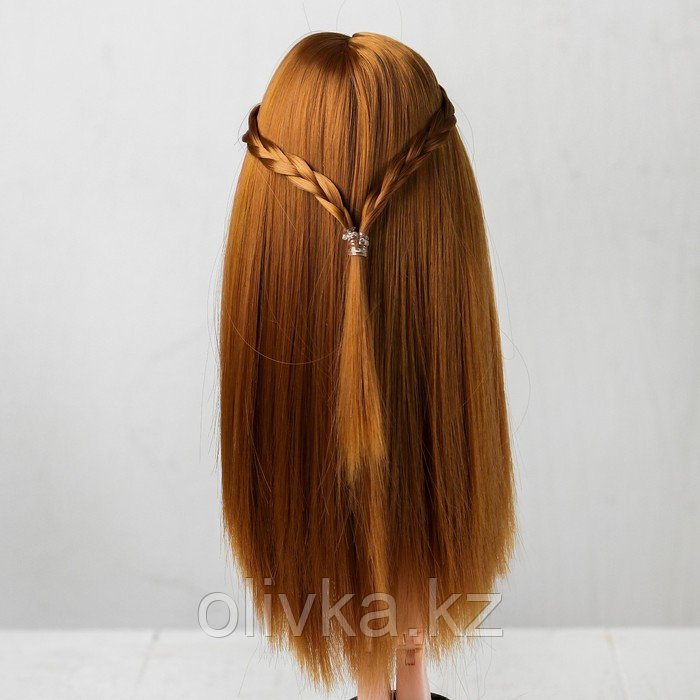 Волосы для кукол «Прямые с косичками» размер маленький, цвет 28 - фото 3 - id-p71458169