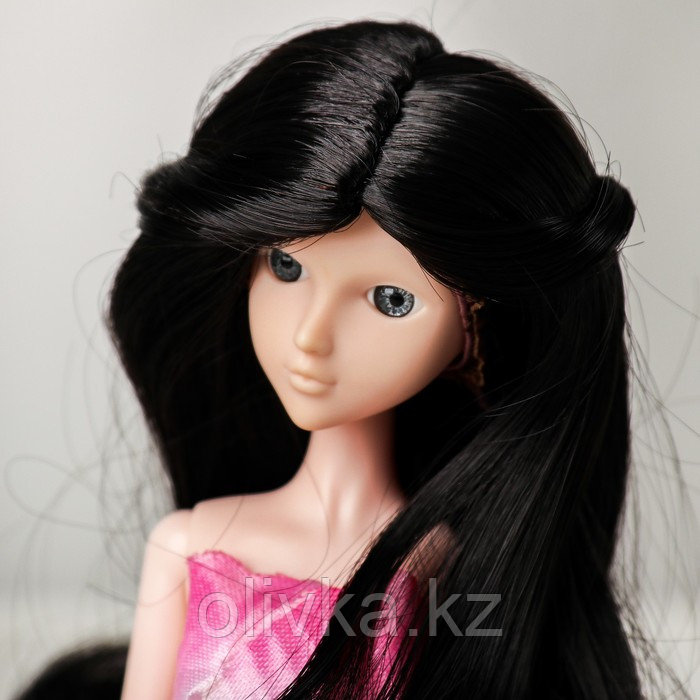 Волосы для кукол «Волнистые с хвостиком» размер маленький, цвет 2В