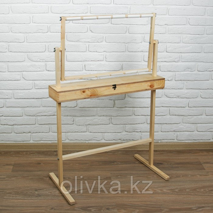 Пяльцы-рамка, универсальные, 40 × 60 см, с накопителем, цвет светлое дерево