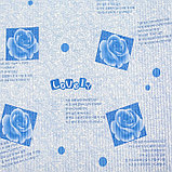 Бумага гофрированная "Цветы любви", голубой, 50 х 70 см, фото 2