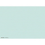 Бумага крафт цветная двусторонняя «Мятный зигзаг», 50 × 70 см, фото 6