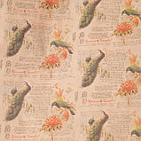 Бумага упаковочная крафт "Птица счастья", 0.72 x 10 м, 40 гр/м2, фото 2