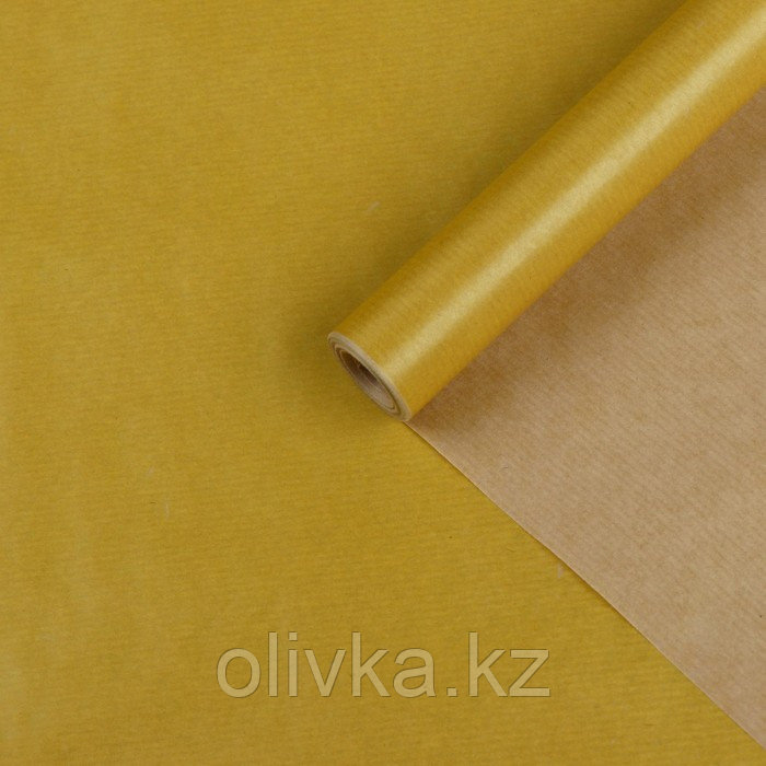Бумага упаковочная крафт "Оливковая", 40 г/м² ,0,7 х 10 м