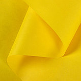 Бумага упаковочная крафт двусторонняя, жёлтый, 0,5 х 10 м, 70 г/м² /м2, фото 3