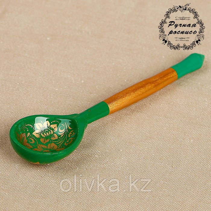 Ложка «Золотая кудрина», 14,7×3,5 см, микс