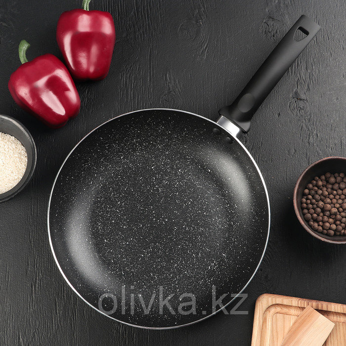 Сковорода «Eco.Black» 26 см, с антипригарным покрытием, ручка soft-touch, индукционное дно