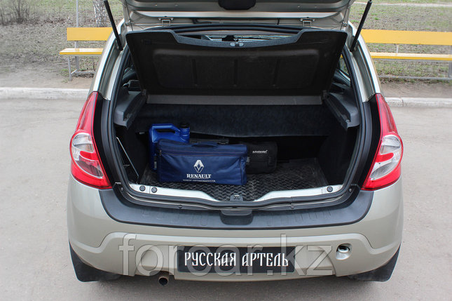 Защита заднего бампера Renault Sandero Stepway 2009-2013, фото 2