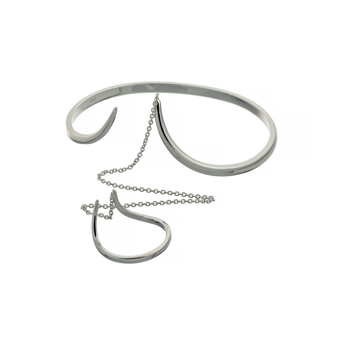 Серебряный Слейв - браслет Brosh Jewellery (Серебро 925) покрытие родий.