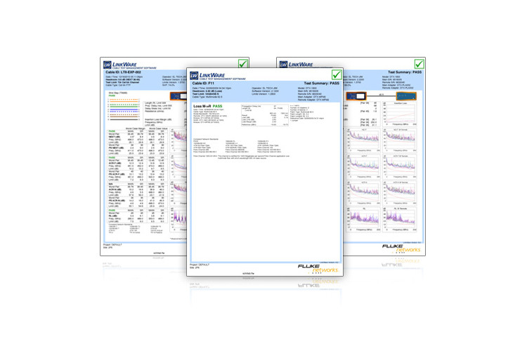 LinkWare™ Cable Test Management Software