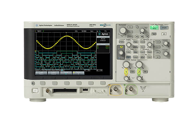 MSOX2022A - Осциллограф: 200 МГц, 2 аналоговых + 8 цифровых каналов