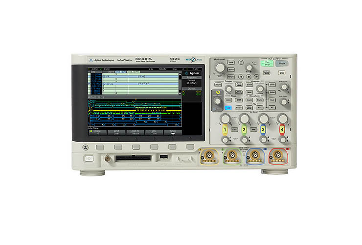MSOX3034A - Осциллограф: 350 МГц, 4 аналоговых + 16 цифровых каналов