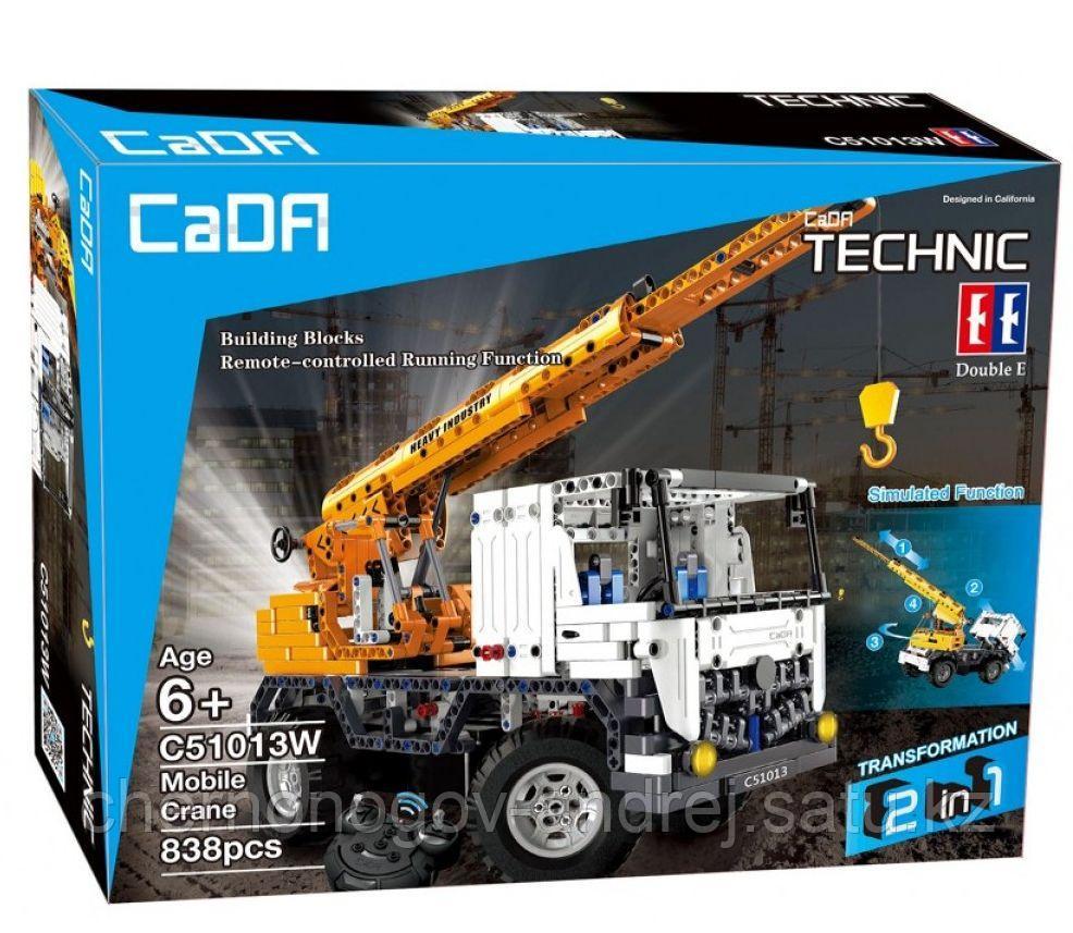 Конструктор CaDa C51013W Кран на радиоуправлении, 838 дет.