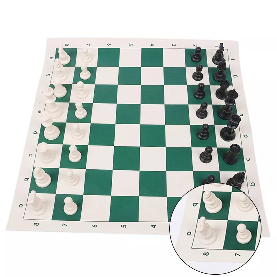 Набор шахмат переносной в тубусе (размер доски 50*50 см) - фото 3 - id-p71501581