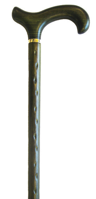 Трость 1324-6 деревянная с кольцом из латуни Gastrock (Германия) - фото 2 - id-p156389