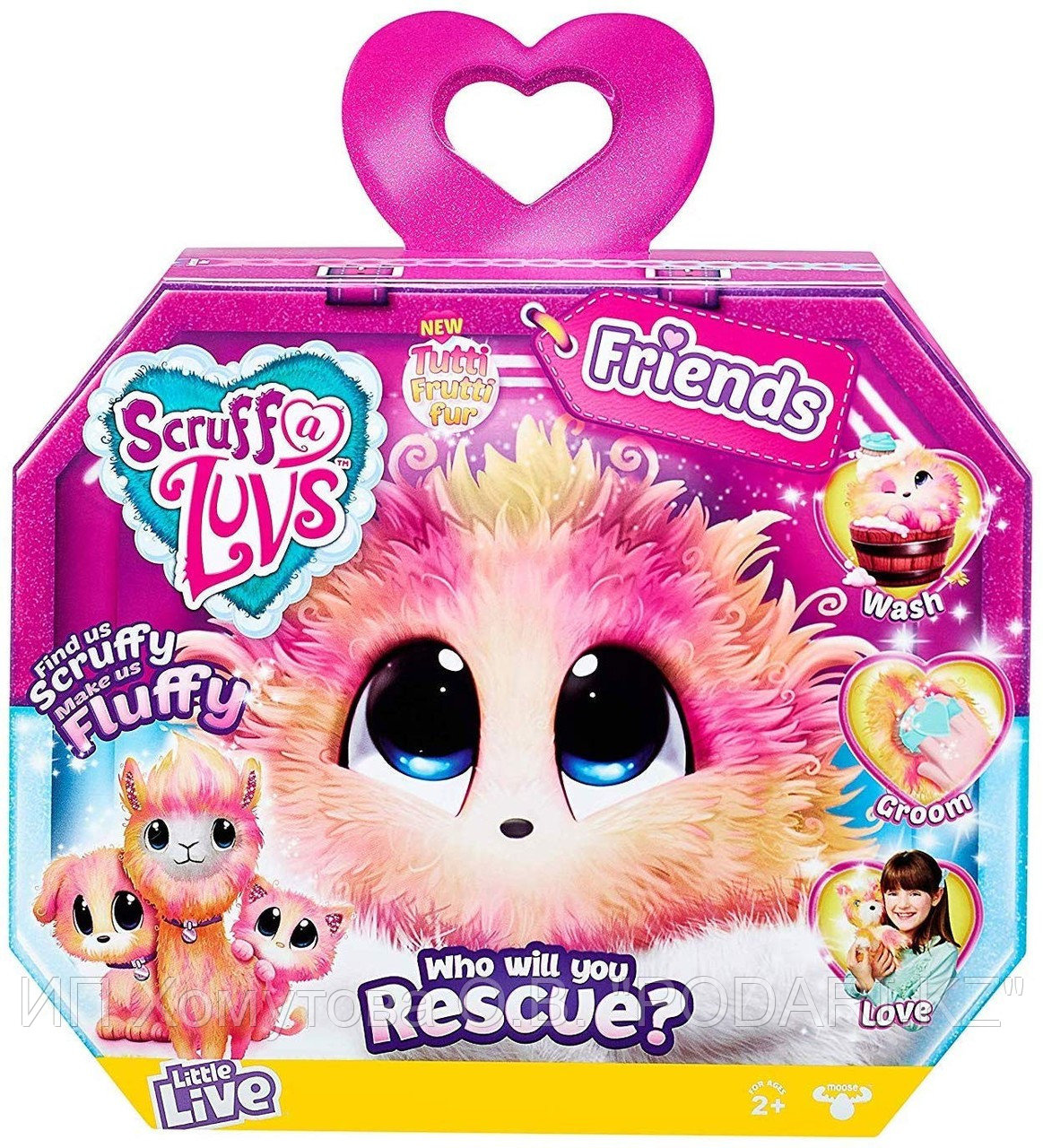 Игрушка (Scruff a Luvs) Пушистик-Потеряшка Лама